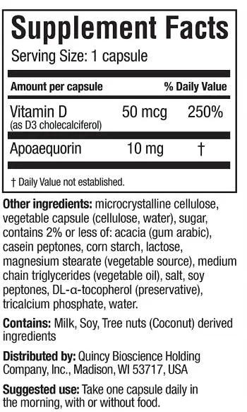 prevagen ingredients