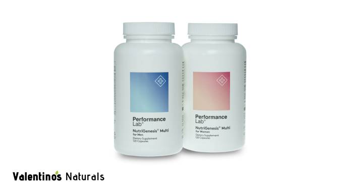 Performance Lab NutriGenesis Multi Review by Valentino's Naturals