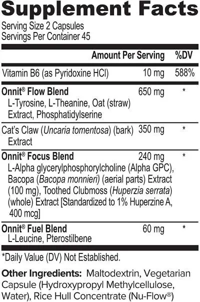 Alpha Brain Ingredients