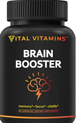 Vital Vitamins Brain Supplement Nootropics Booster