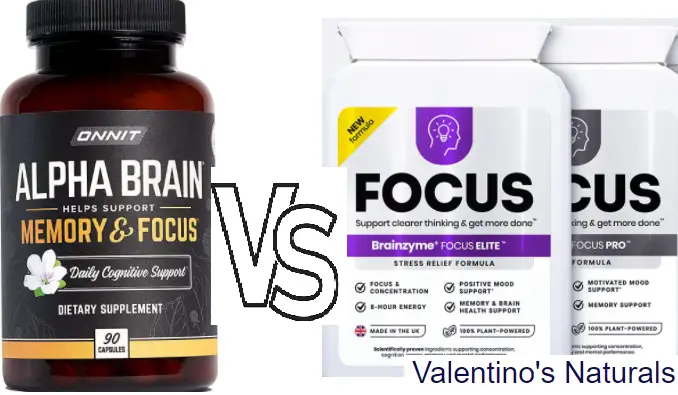 Brainzyme vs Alpha Brain.