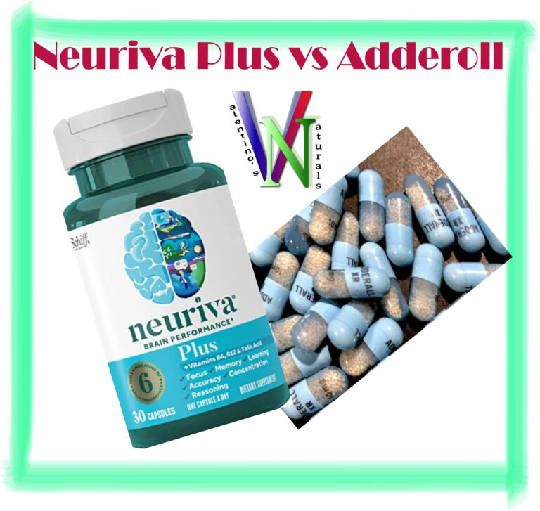 Neuriva Plus vs Adderall