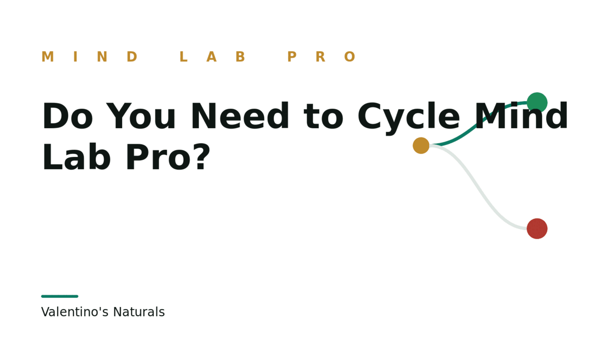 Do You Need to Cycle Mind Lab Pro?
